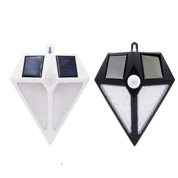 

24LED Solar power Motion Sensor Outdoor Waterproof Solar Wall Light Wth 120 Degree Wide Angle Cone Light For Garden Path Door