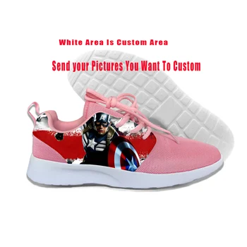 

Marvel Captain America Breathable Men's Mesh Soft Lightweight Sport Shoes Running Shoes