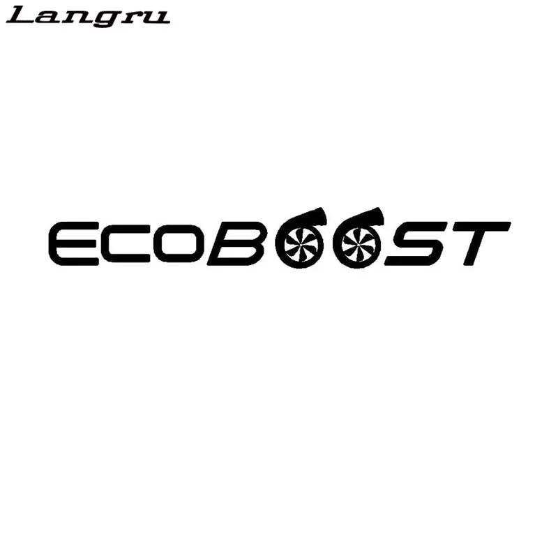 

Langru Ecoboost Funny Turbo Boost Car Stickers Vinyl Decals Car Accessories Jdm