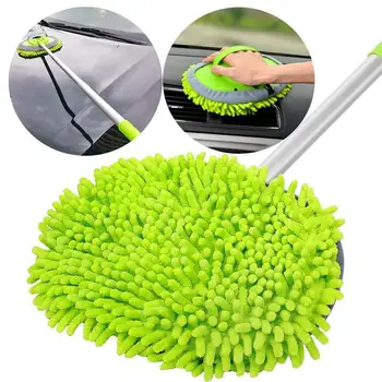 

Car Wash Cleaning Brush Microfiber Telescoping Car Wash Body Duster Brush Dirt Dust Mop Cleaning Tool Auto Care Detailing