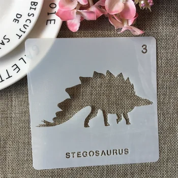 

1Pcs 13cm Dinosaur Stegosaurus for Kids DIY Layering Stencils Painting Scrapbook Coloring Embossing Album Decorative Template