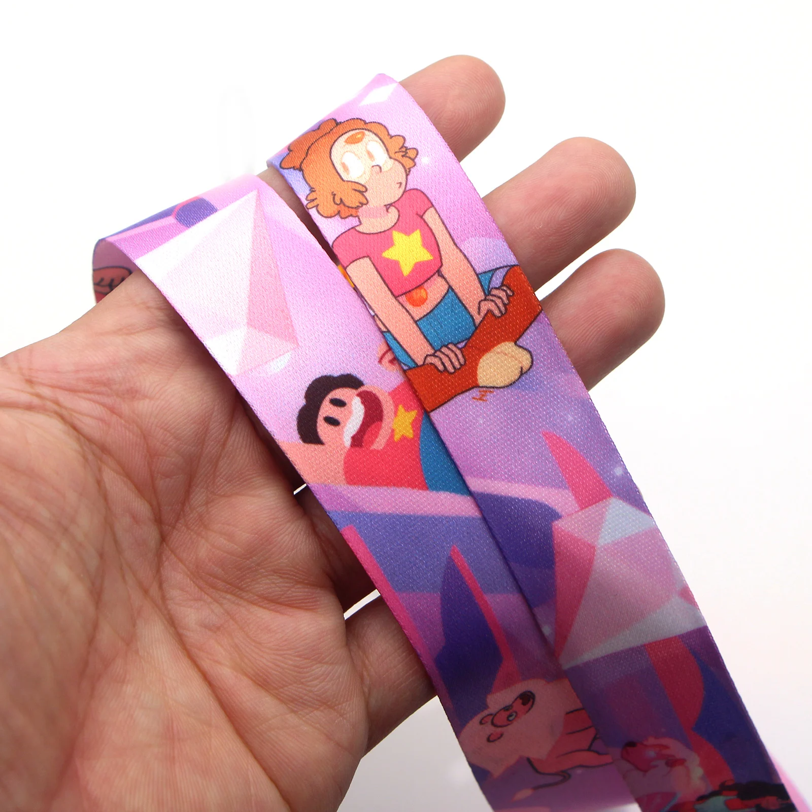CA309, 20 шт./лот, Мультяшные шнурки Steven Universe для ключей, ID Card Pass, держатель для мобильного телефона, USB бейдж, веревка