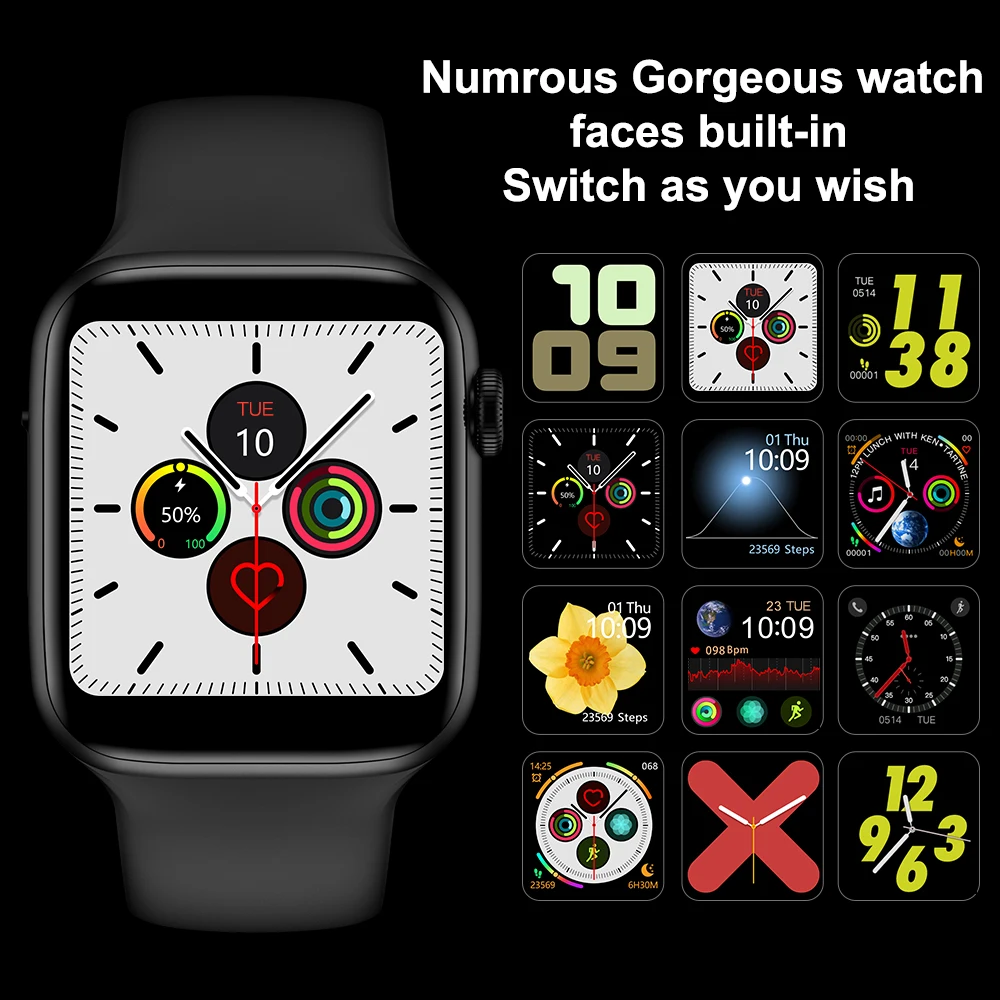 LEMFO W34 1,5" Полный сенсорный смарт-часы для мужчин для Apple Watch Поддержка Bluetooth вызова для женщин смарт-браслет ЭКГ+ PPG трекер здоровья