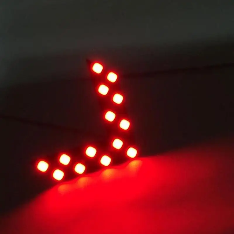 2 шт./компл. 14 SMD светодиодный индикатор со стрелкой для автомобильного зеркала