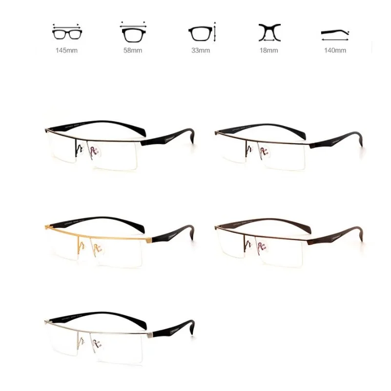 Vazrobe Oversized Eyeglasses Frame Men Brand Designer Glasses Man Wide Fat Face Spectacles for Prescription Myopia Diopter Lens