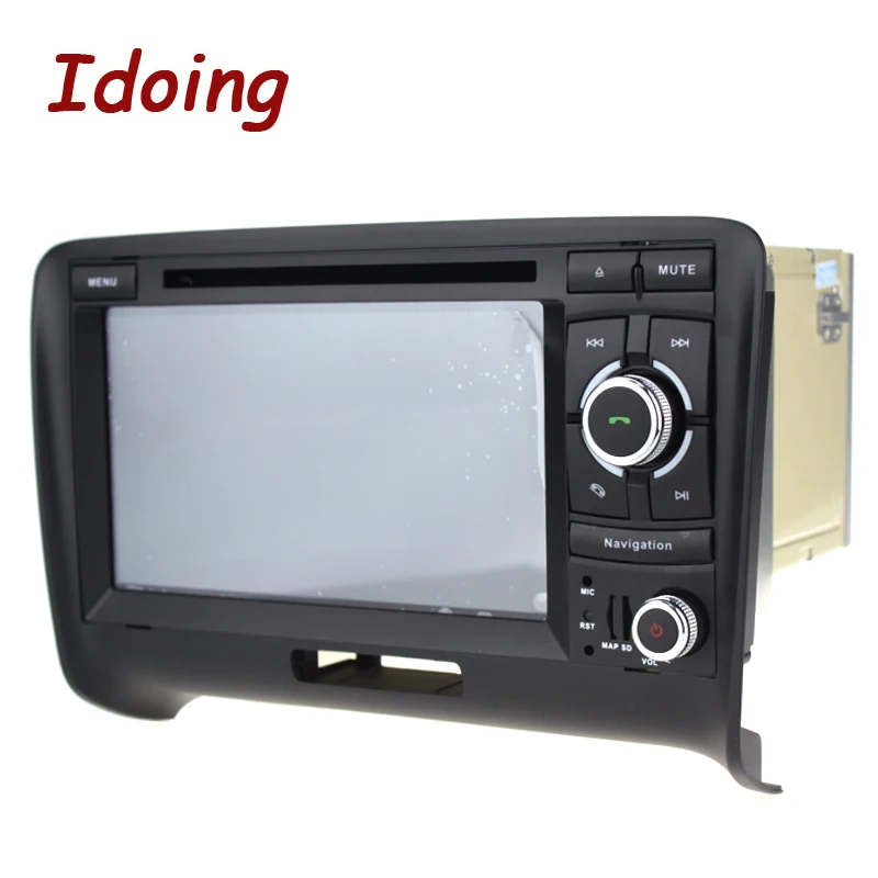 Excellent Idoing 7"2 din Andriod 9.0 Car Radio Video DVD Multimedia Player For Audi TT PX5 4G+64G Eight Core IPS screen GPS Navigation 4