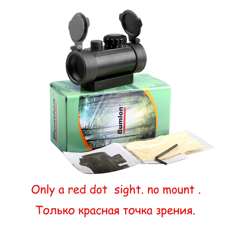 RL5-0025 Тактический Коллиматорный прицел красный точка прицел с 6061 алюминиевой Пикатинни оптический прицел для AK-47 AK-74 Охота цель - Цвет: RL5-0025