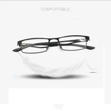 Мужские и женские очки для чтения прямоугольные металлические сверхлегкие очки для чтения диоптрийные пресбиопии классические очки прозрачные деловые очки