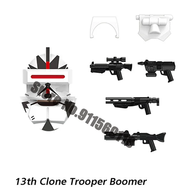 DISNEY Republic Commando Clone 501st Troopers Building Blocks Force 99 Scorch RC-1138 Sev Crosshair Wrecker Bricks Figures Toys D-X1627