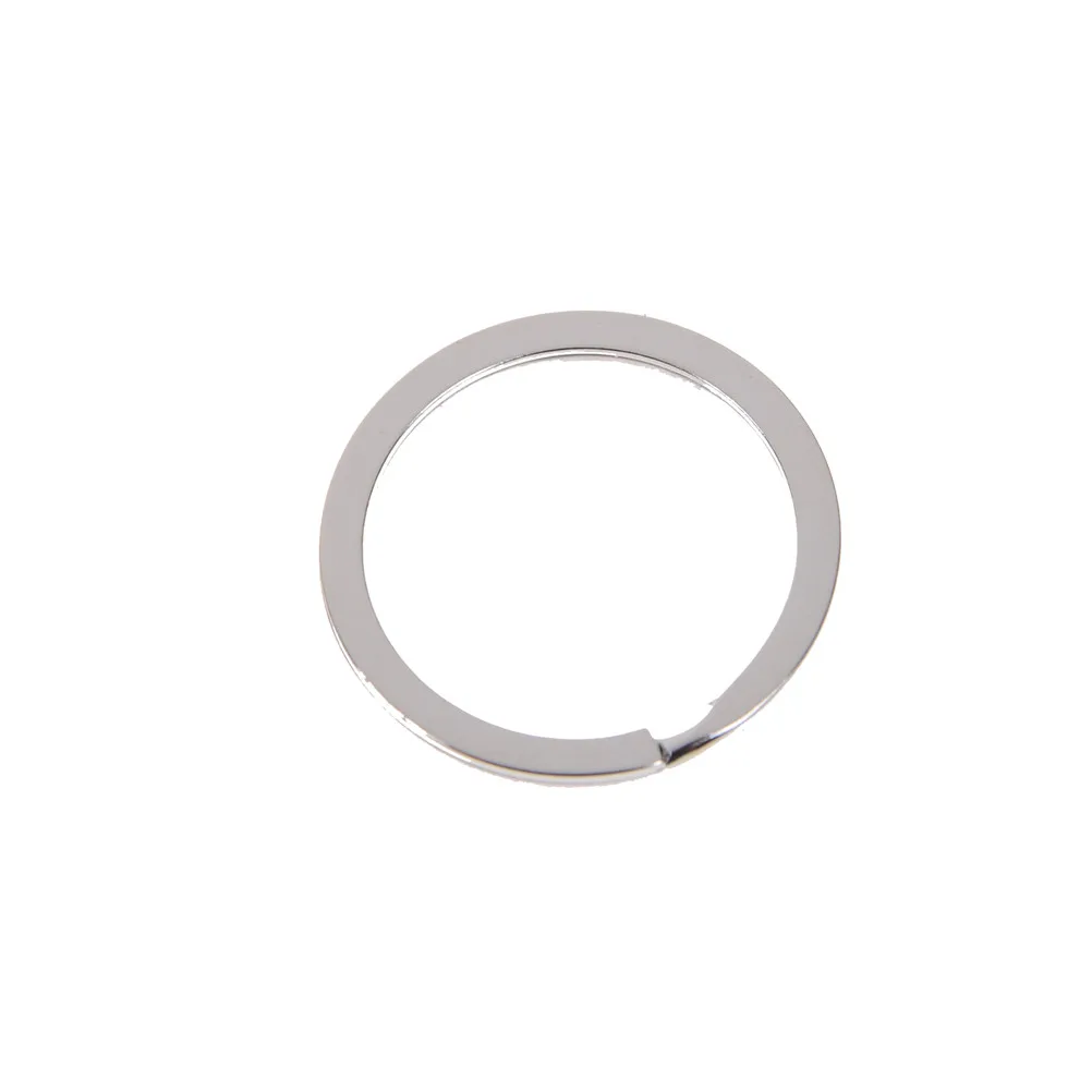 10PCs High Quality 1.5x25mm Lovely Silver Tone Split Rings Key Rings Findings