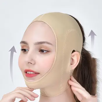 

No Trace Half Face Face-Lift Bandage Face-Lift Artifact Small V Face Mask Firm Lifting Shaping Sleep Beauty Face Carving