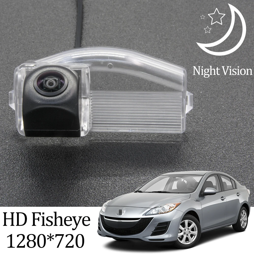 Камера заднего вида Owtosin HD 1280*720 рыбий глаз для Mazda3 Mazda 3 (BK)(BL) 2003-2013 автомобильные