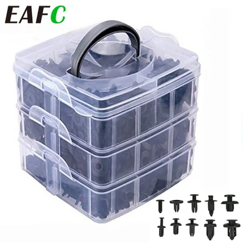 

620pcs/box Car Fastener Clips Mixed Car Fasteners Door Trim Panel Auto Bumper Rivet Retainer Push Engine Cover Fender
