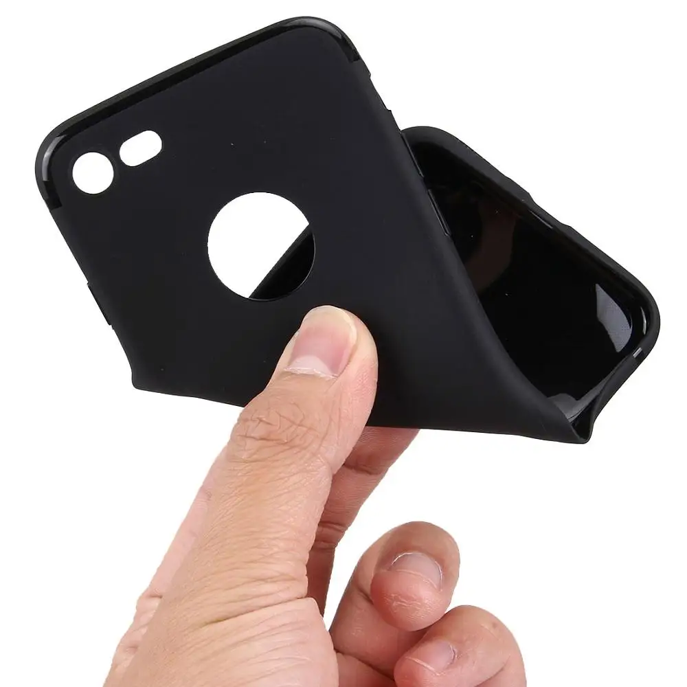 HAWEEL Kumishi for iPhone 7/X in 1 Dual SIM Card Adapter + TPU Back Case Cover with SIM Card Tray / SIM Card Pin