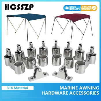 

Bimini Yacht Top Fitting Marine Grade 316 Stainless Steel Slide Sleeve Cap Base Mount Hinge Sets Boat Sun Shade Accessories kit