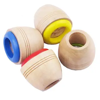 

Kuulee 1PC Free Shipping Magic Bee Eye Effect Kaleidoscope Wooden Kids Toy Prism to Observe the Colorful World Funny