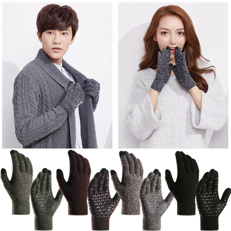 Ladies Men and Women Winter Gloves Ski Snowboard Snow Thermal Solid Unisex New Winter Gloves for Men Women Snowboard Gloves