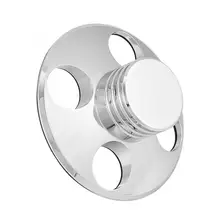 Серебристый стильный поворотный стол медный диск стабилизатор зажим для винилового проигрывателя стабилизатор зажим