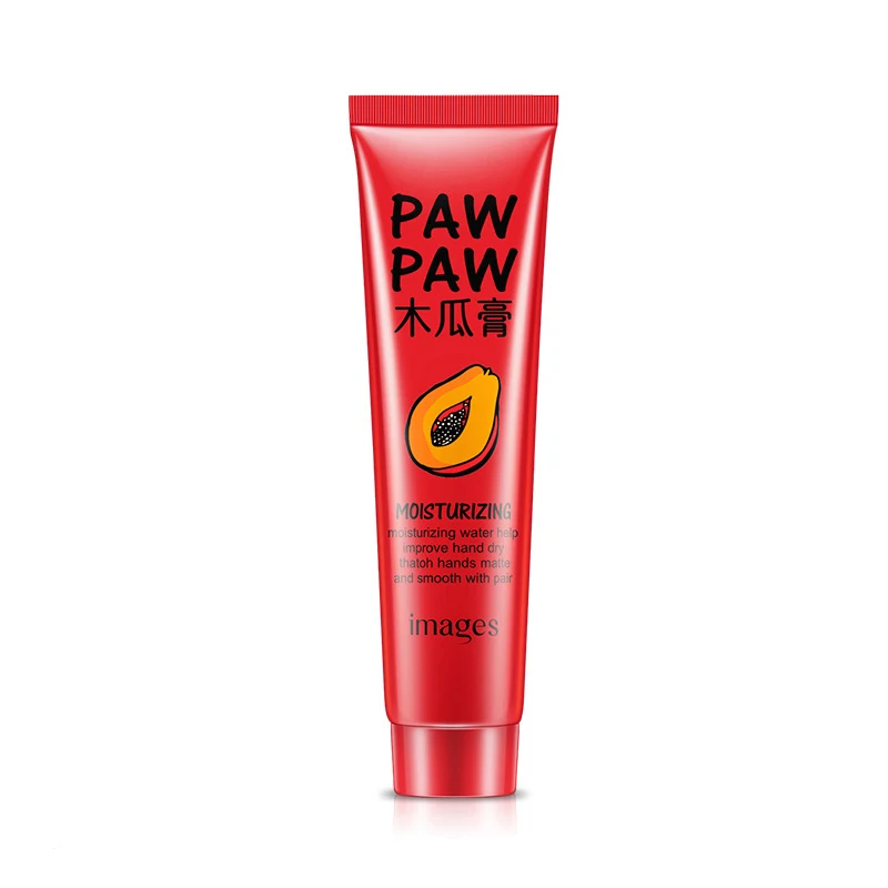 Красный Папайя Крем натуральный PawPaw бальзам для губ гигиенический Llipstick Универсальный крем увлажняющий разглаживающий для губ уход за руками для ног - Цвет: Красный