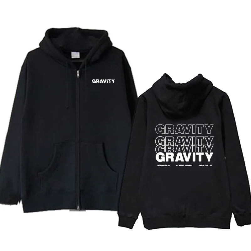 Kpop DAY6 GRAVITY Concert Jae Same cap Hoody осень зима женские мужские худи на молнии пуловер с длинными рукавами верхняя одежда пальто