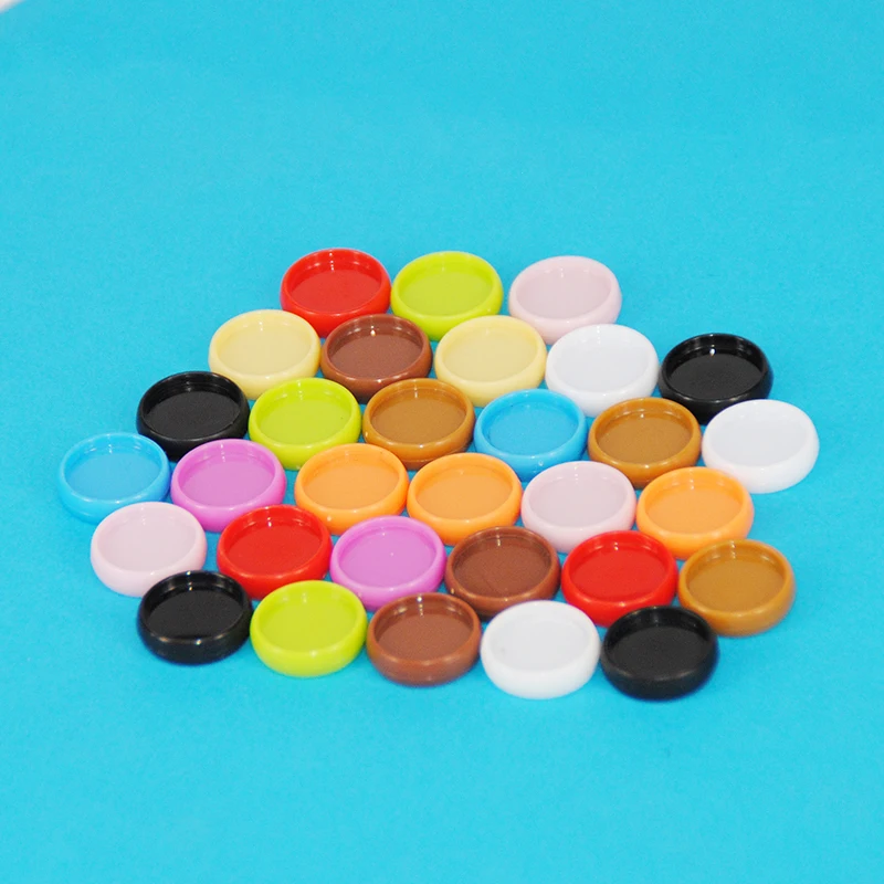 30pcs 19mm Binding Discs Solid Mushroom Binder Binding Button DIY Book Loop Loose-leaf Rings Disc Buckle Office Supplies