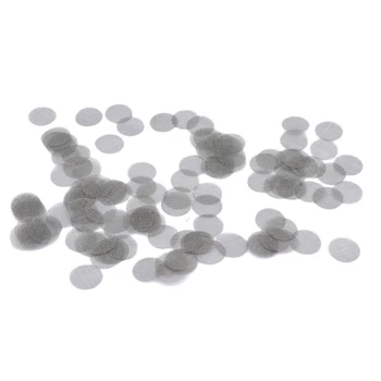 

500pcs New Stainless Steel Tobacco Smoking Metal Filters Multifunctional Thickened Hookah Water Pipe Smoke Pipe Screen Gauze