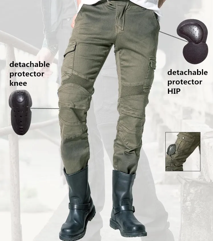 Army green uglybros moto RPOOL UBS 06 мужские джинсы moto rcycle джинсы защитные штаны мото брюки