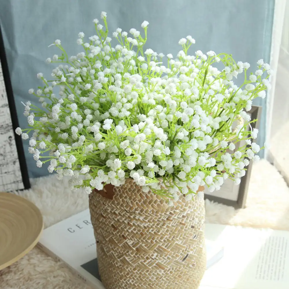 1 шт. белые детские дышащие цветы Искусственные Поддельные Gypsophila DIY Цветочные
