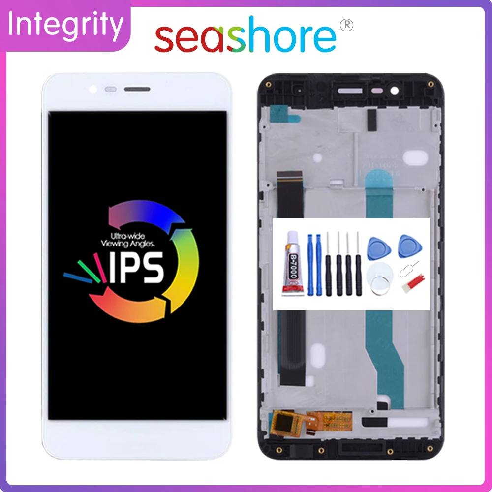 

5.2"Screen For ASUS Zenfone 3 Max ZC520TL LCD Display Touch Screen Digitizer For Asus ZC520TL Display with Frame Replacement OEM