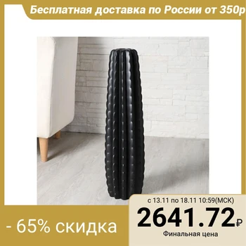 

Ceramic floor vase "Cactus" 6x58 cm, black 5096201