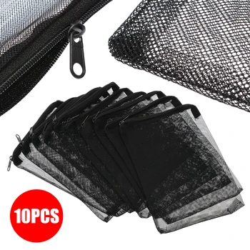 

10pieces Aquarium Zipper Mesh Bag Filter Net Bags for Fish Tank Aquarium Isolation 15*20cm
