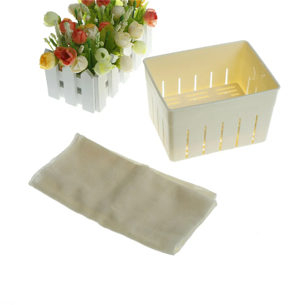 

1 set DIY Homemade Tofu Press-Maker Mold Box Plastic Soybean Curd Making Machine Kitchen Cooking Tools