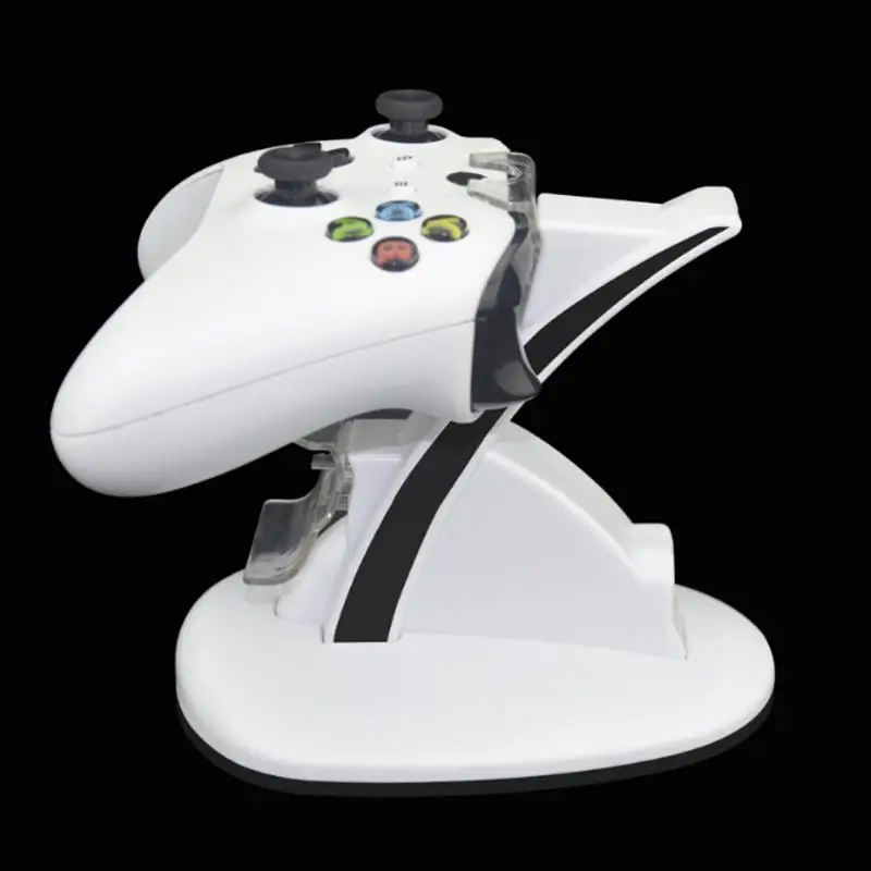 Геймпад зарядное устройство двойной USB ручка зарядная подставка для xbox ONE тонкий контроллеры аксессуары для игр