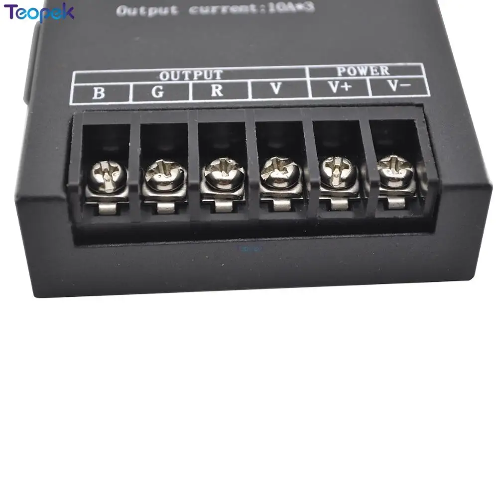 RGB Led усилитель контроллер Вход 5 в 12 В 24 В 10A* 3 30A повторитель сигнала 360 Вт для 3528 5050 RGB светодиодные ленты