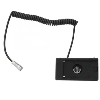 

NP-F Dummy Battery Power Supply Plate Mount Aviation Connector for BMD BMPCC 4K Camera Camera Battery Power Supply Plate