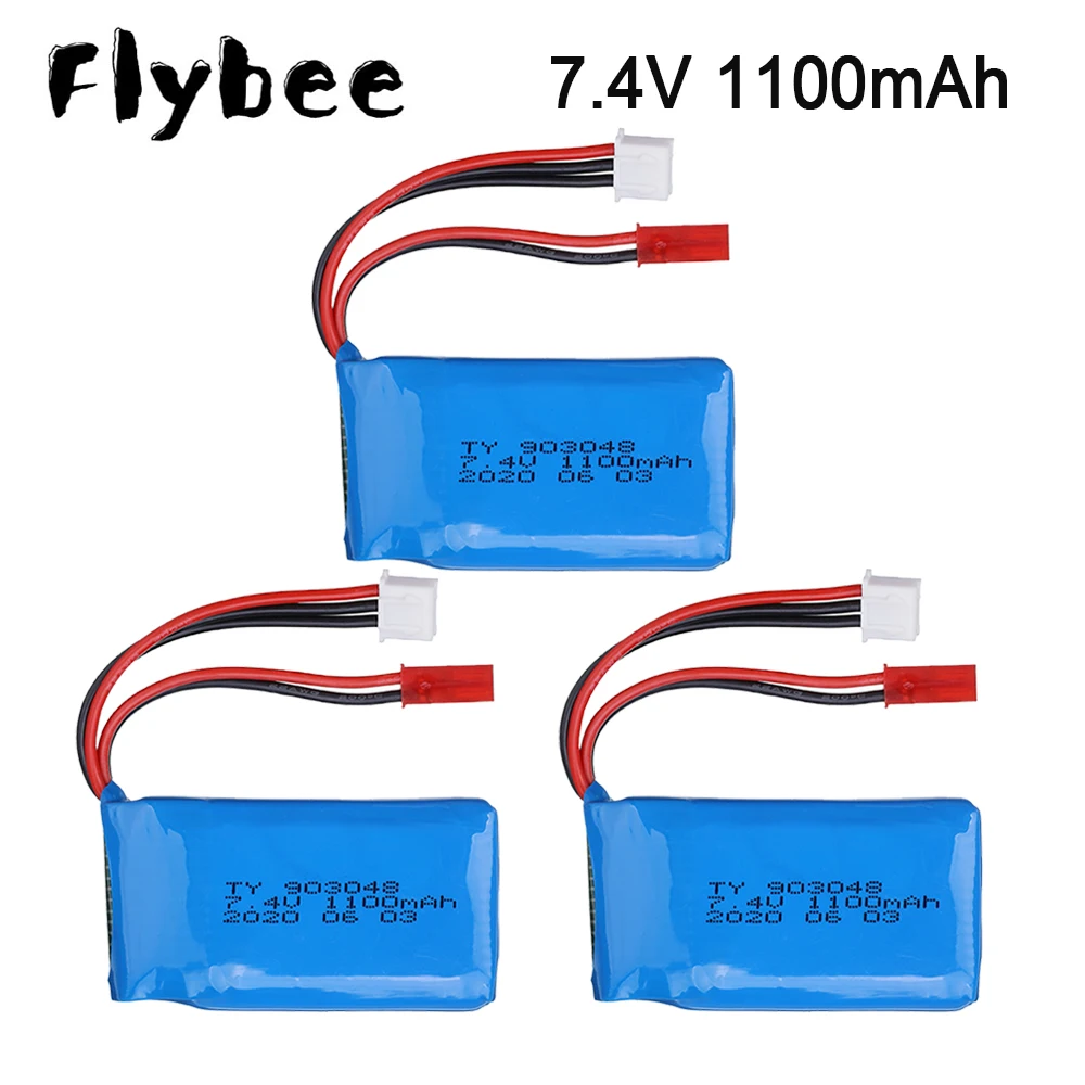 Аккумулятор lipo для Wltoys A949 A959 A969 A979 K929 7 4 В 1100 мАч 25c детали радиоуправляемых