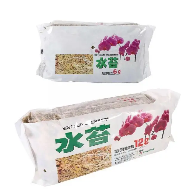 12L Sphagnum Moháskert Hidratáló Táplálkozási Műtrágya A Falaenoppákhoz Orchidea Növényi Gyökerek Virágpozíciós Gondozás - Image 2