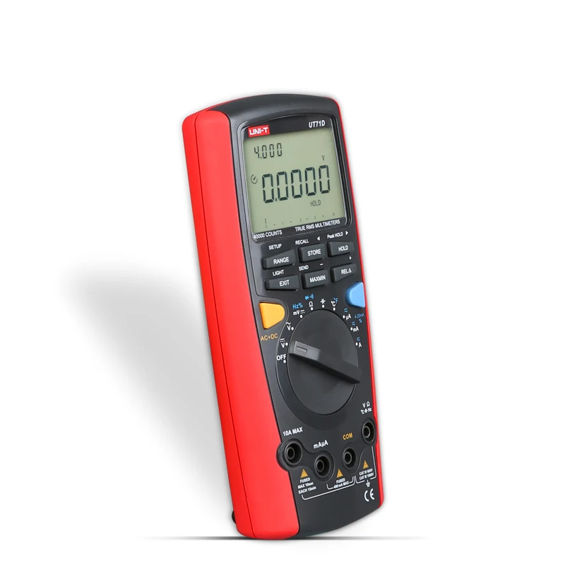 UNI-T UT71A UT71B UT71C UT71D UT71E цифровой MultiMeterTure RMS Измерение постоянного, переменного тока Вольт Ампер Ом постоянной ёмкости, универсальный конденсатор температура измерительный прибор с подсветкой USB