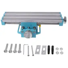 Мини-прецизионный фрезерный станок тиски многофункциональный настольный вспомогательный скамья расточное позиционирование крест Регулировка скамья дрель