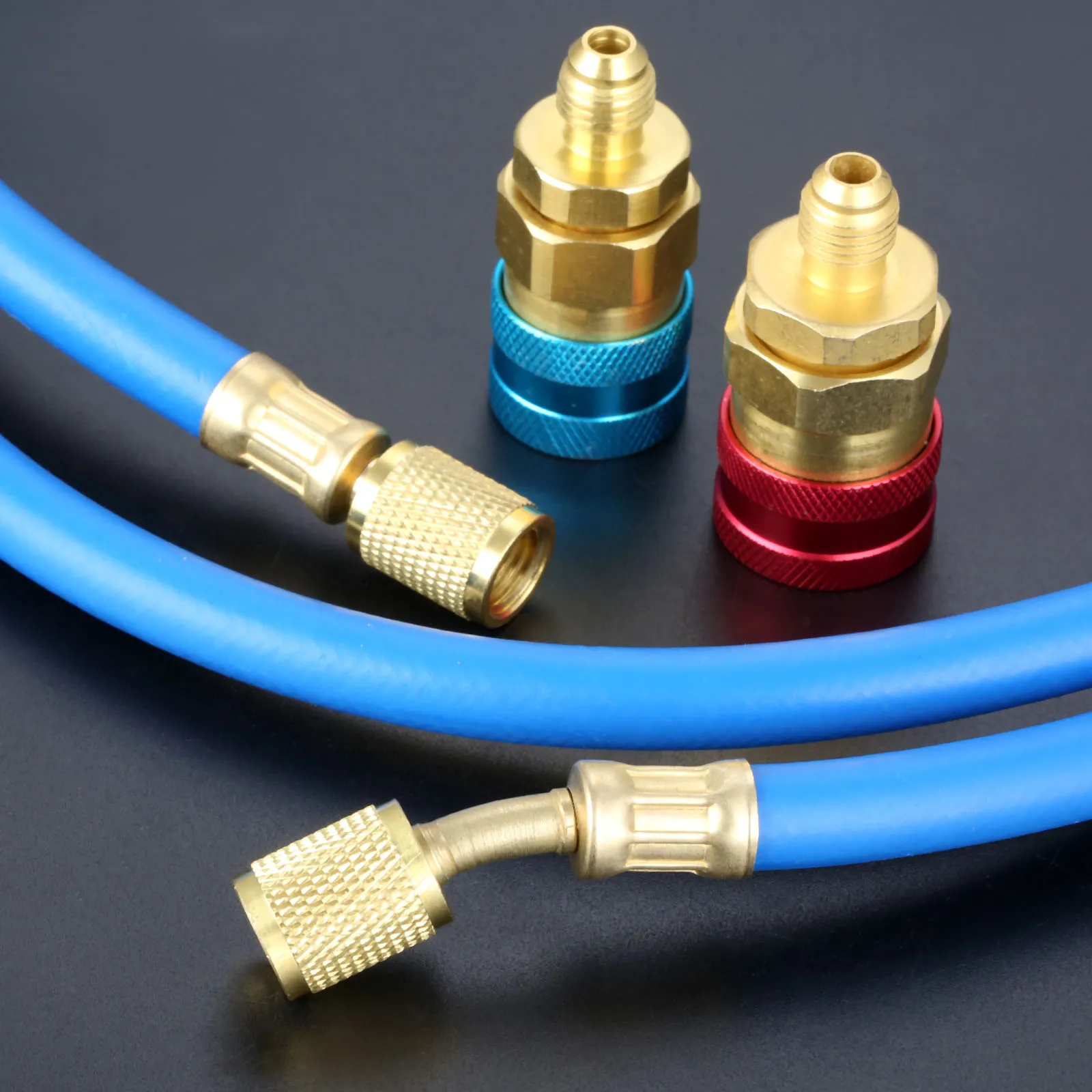 Штуцер для кондиционера Yetaha быстроразъемный Соединительный клапан R134A R134 R12