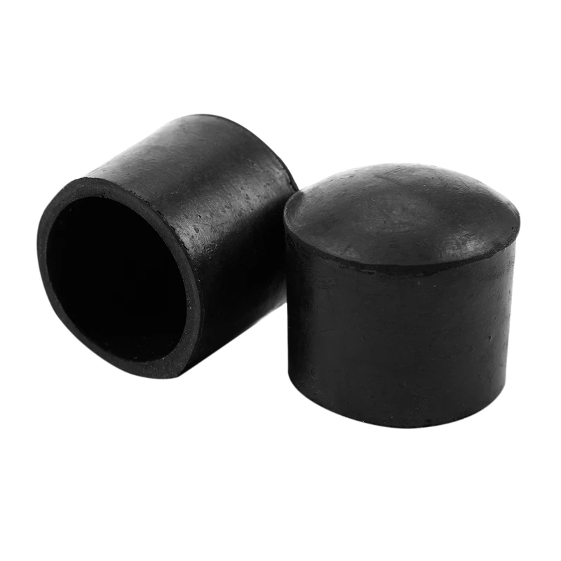 

HLZS-50pc Rubber Table Chair Legs For Furniture Leg Cap End Tip Diameter 25mm Black