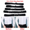 13Styles chemise facile séjour ceinture réglable antidérapant anti-rides porte-chemise sangles verrouillage support de ceinture près de chemise-séjour livraison directe ► Photo 1/6