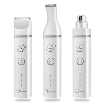 

Pet USB Rechargeable Multifunctional Three-in-one Trimming Shaver Manicure Set Stainless Steel Cut Grooming for Home