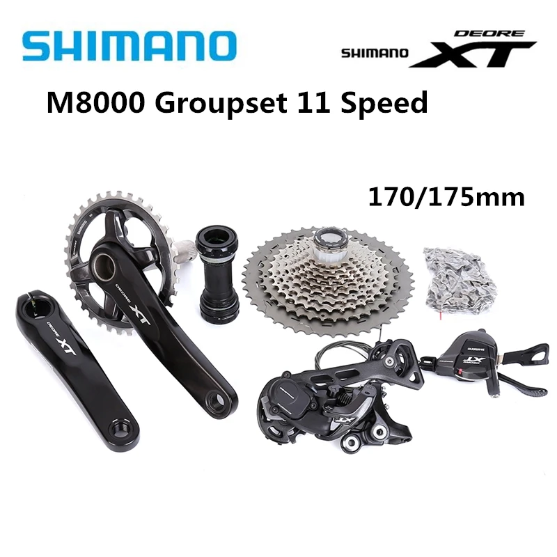 sarcoom Speels Zending Shimano Deore XT M8000 11 speed 170mm 30T 32T 34T Drivetrain bike bicycle  mtb Group set Groupset 1x11s - AliExpress Thể thao & Giải trí