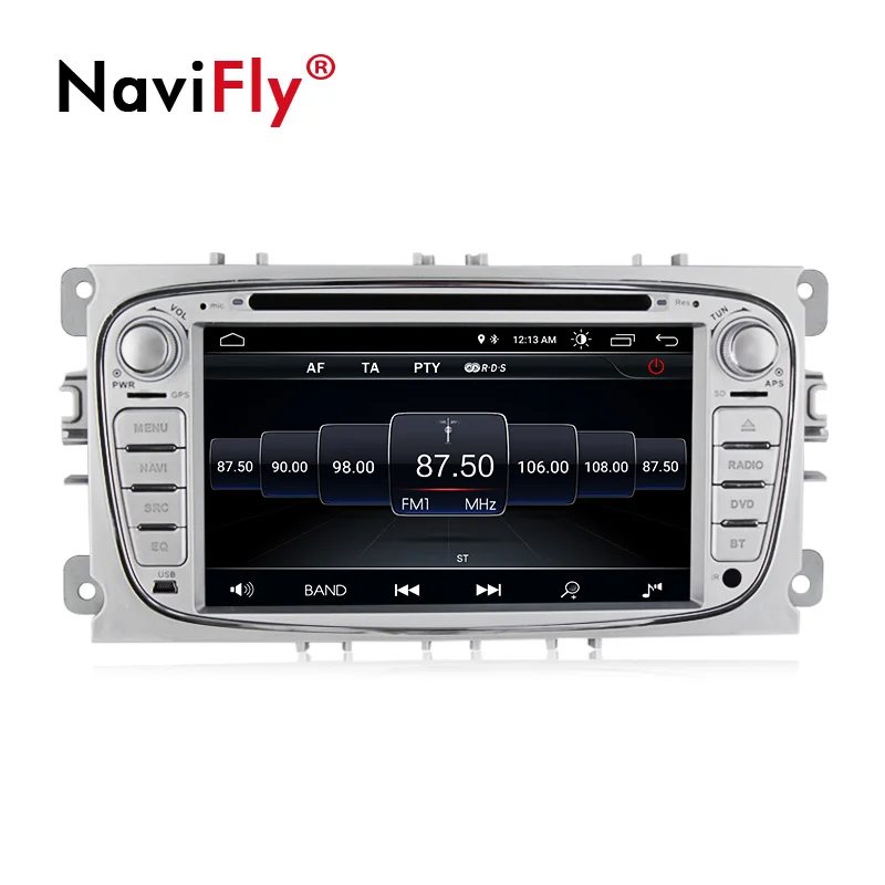 Best free shipping Android 8.1 Car DVD radio Player for FOCUS 2 Mondeo S-MAX C-MAX Galaxy with WIFI GPS navigation TDA7851 3