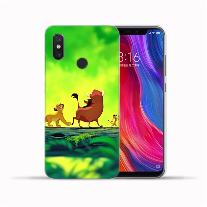 Мягкий силиконовый чехол из ТПУ с изображением короля льва для Coque Xiaomi mi A1 A2 mi 8 Lite 9, чехол для Red mi Note 5 4 4X 4A 6A 5 Plus 6 7 8 Pro