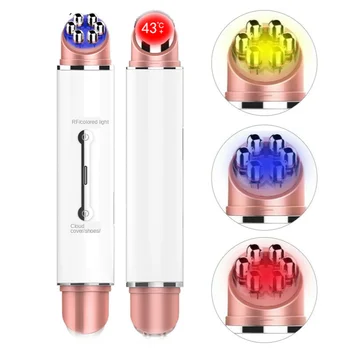 

RF EMS Face Lifting Beauty Pen Eye Massage Pen Eye Bag Remove Desalination Eye Cream Import Instrument Photon Double Head Device