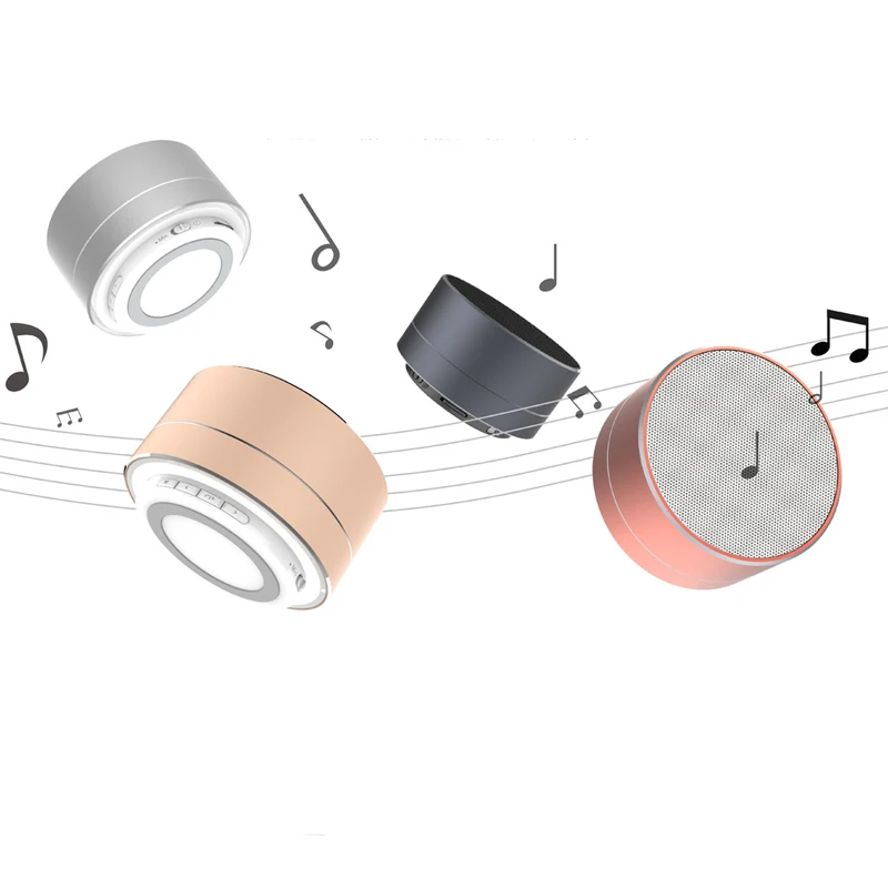 A10 беспроводной Bluetooth динамик металлический Мини Портативный Subwoof звук с микрофоном TF карта FM радио AUX MP3 Воспроизведение музыки громкий динамик