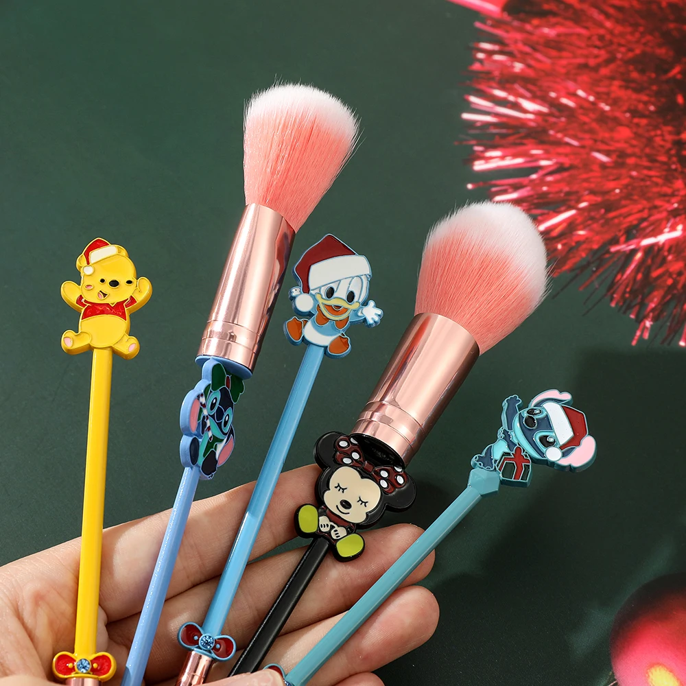 Disney-Ensemble de pinceaux de maquillage en métal mignon CAN o & Stitch  pour femmes adolescentes, cadeaux de fond de teint Géreshadow Eyeblogug, 5  pièces - AliExpress