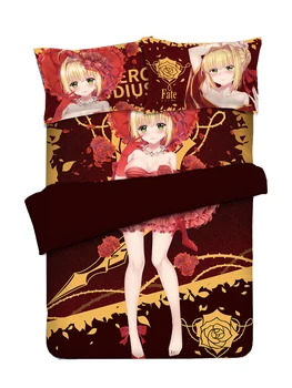 

Fate/EXTRA Nero waifu Anime character 3d bed sheets and pillowcases